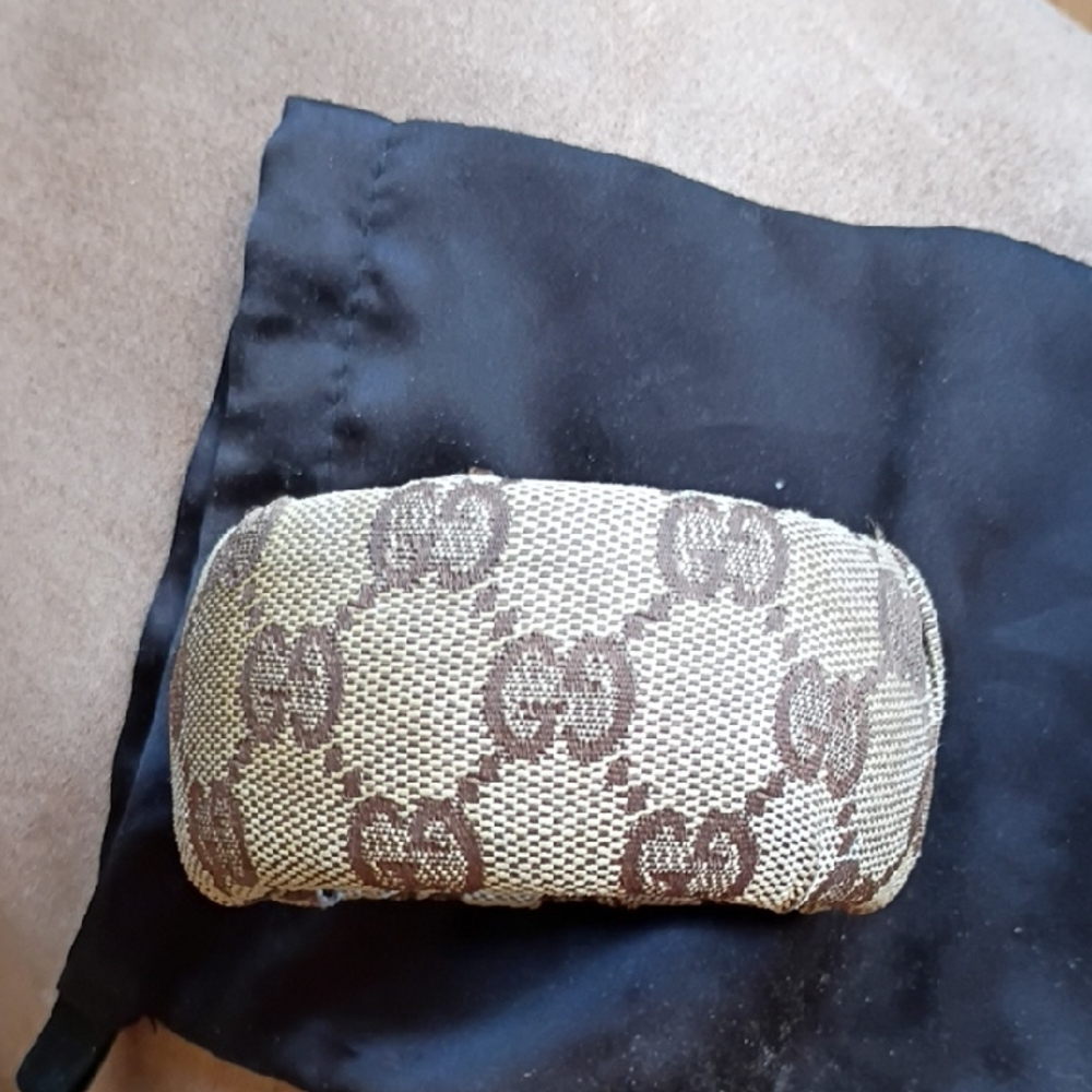 Gucci Tan and Brown Patterned Bracelet